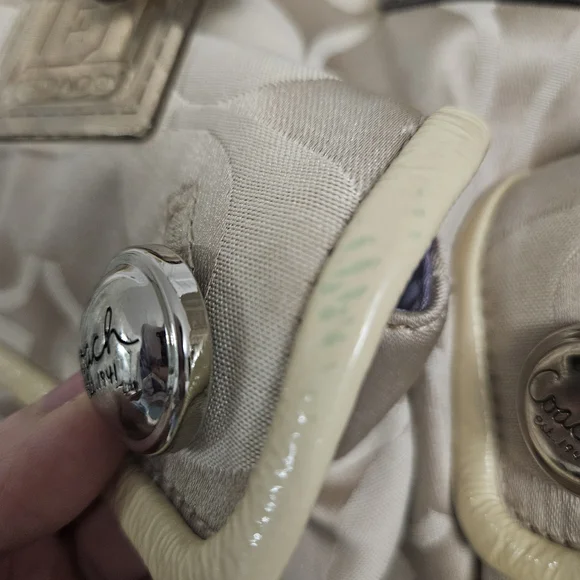 Authentic Coach Signature Poppy Hobo Bag in Cream Beige with Shoulder Strap - Picture 10 of 10